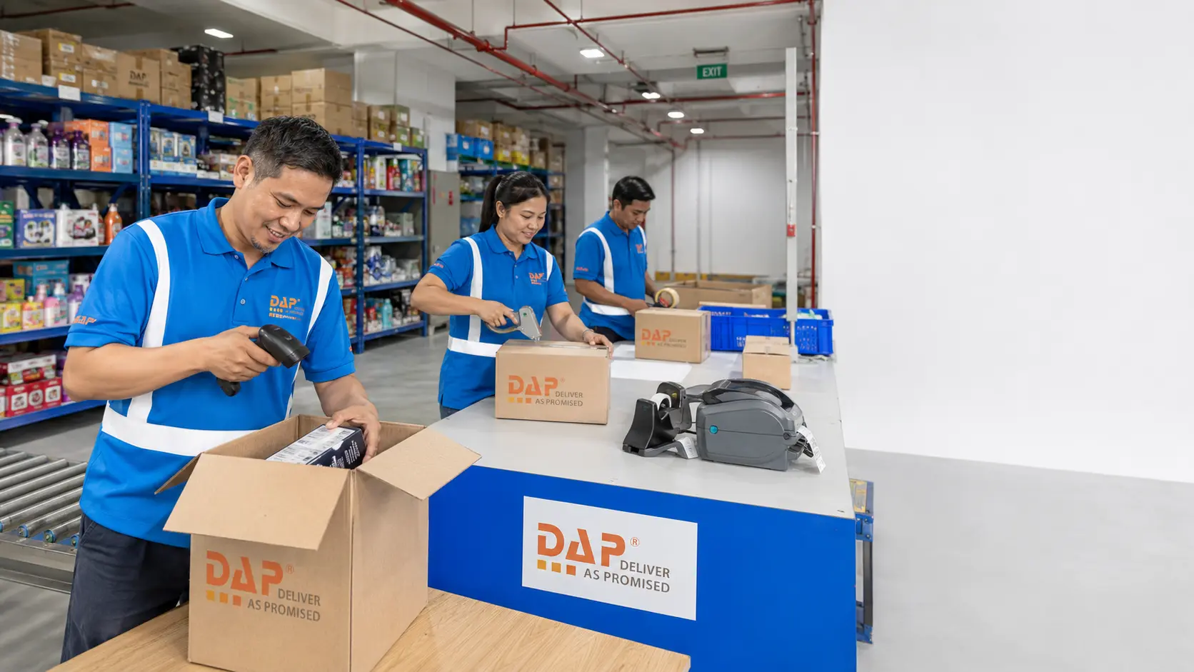 E-commerce fulfilment operations at DAP Asia Pacific
